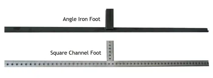 Type III Barricade - w/ Square Feet - Image 2